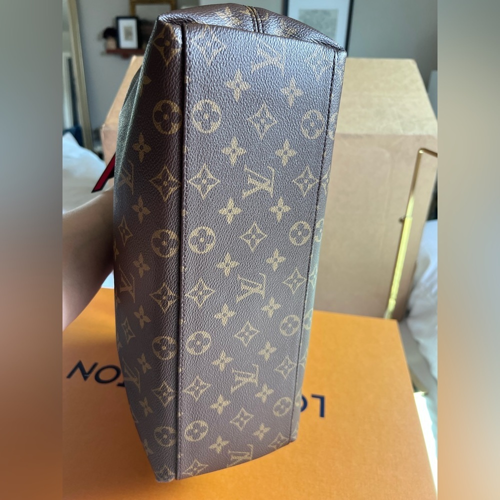 Louis Vuitton GM TUILERIES BESACE HOBO Monogram Camel Leather Shoulder Tote Bag - Picture 12 of 14